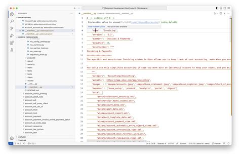 expression value is unused.